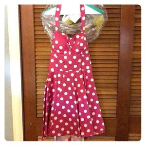 Pink Polka Dot Dress